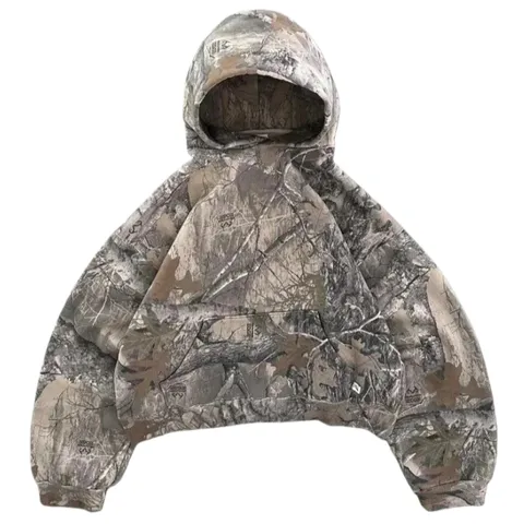 Forest Patern Oversized Hoodie