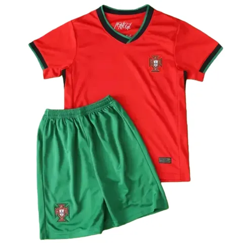 2024 UEFA Portugal home Kids kit