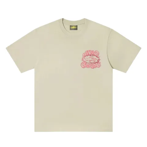 Corteiz Tee - Sage Pink Logo