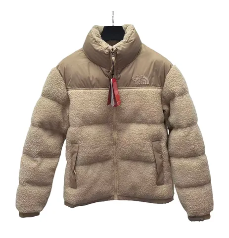 The North Face Quilted Jacket - Beige Sherpa Nuptse
