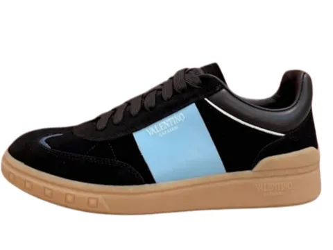 Valentino Shoes - Black & Sky Blue