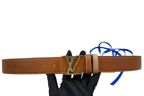 LV Belt - Tan LV Buckle