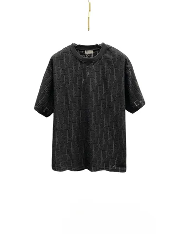Dior Tee - Black Oblique