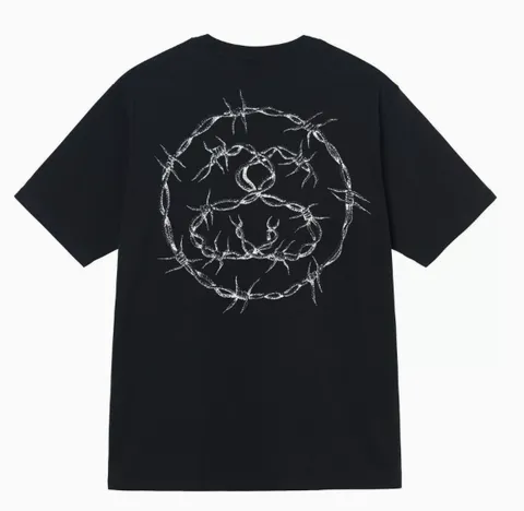 Stussy Tee - Black Barbed Wire