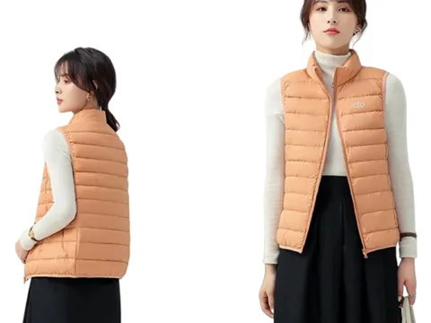 Alo Vest - Peach Puffer Vest