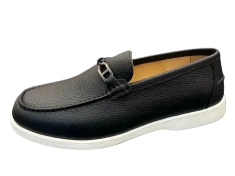 Hermes Loafers - Black Loafer, NEW Batch