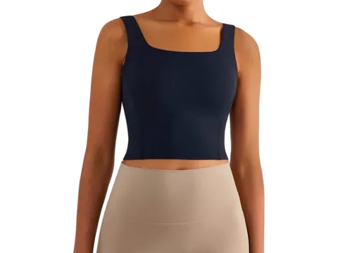 Alo Vest - Navy Crop Tank
