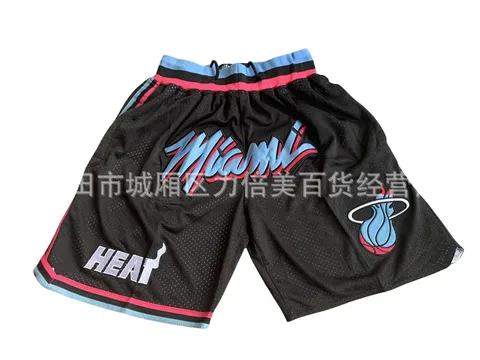 NBA Shorts - Miami Heat Black