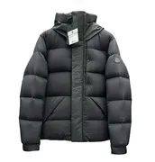 Moncler Down Jacket - Charcoal Hooded