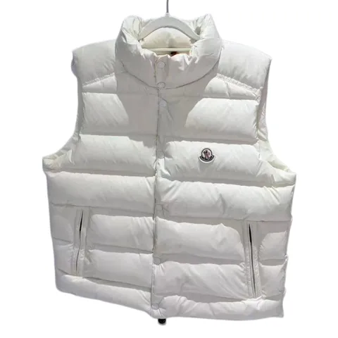 Moncler Vest - White Glossy