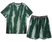 On Running Set - Green Tie-Dye Set