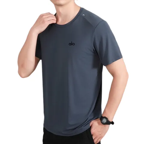 Alo Tee - Slate Blue