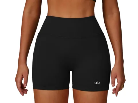 Alo Short - Black Biker, High-Waist III