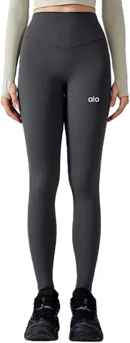 Alo Pants - Charcoal Leggings, High-Waist II
