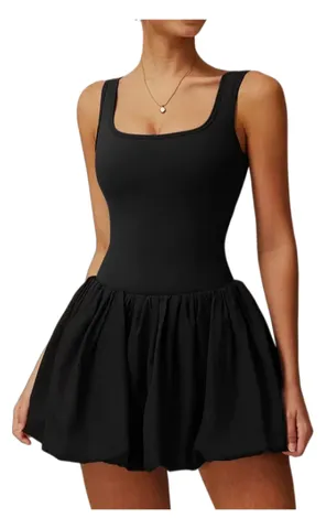 Alo Dress - Black Tennis Dress