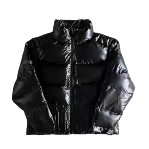 Trapstar Quilted Jacket - Black Glossy Puffer
