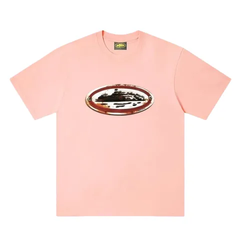 Corteiz Tee - Pink Red Alcatraz
