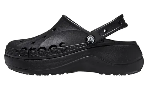 Crocs Slippers - Black Platform