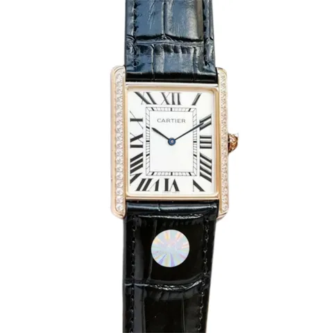 Cartier [Tank Louis Cartier] - Tank Gold Leather