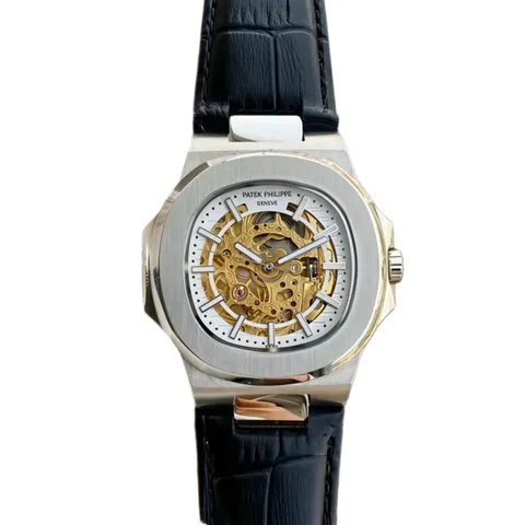 Patek Philippe [Nautilus] - Skeleton Leather