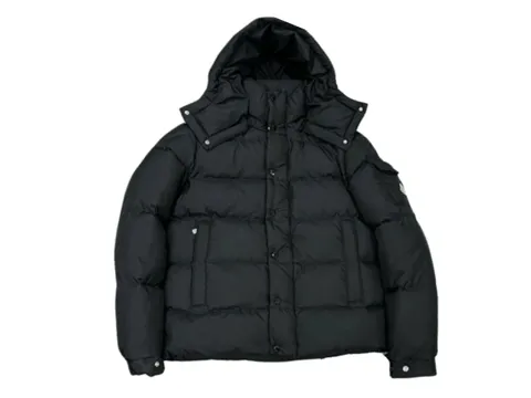 Moncler Down Jacket - Black Hooded