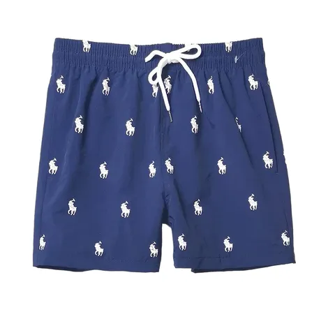 Ralph Lauren Shorts - Navy Pony Print Swim