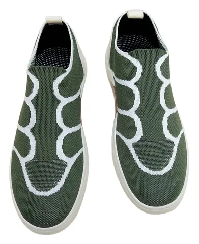 Zegna Shoes - Green Knit Slip-On