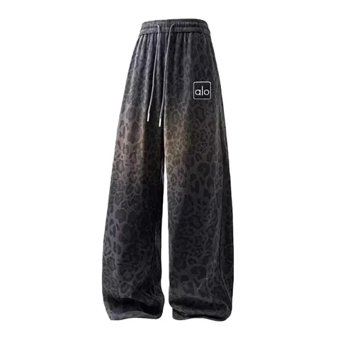 Alo Pants - Leopard Wide-Leg