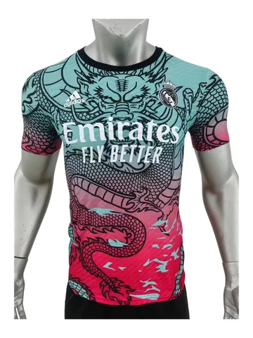 Real Madrid Special Edition Jersey Player Version - Teal Dragon