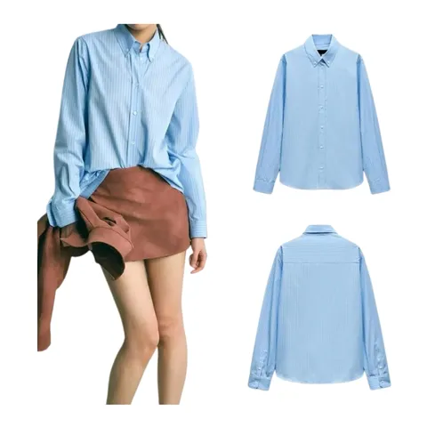 Zara Shirt - Sky Blue Oxford, Poplin II