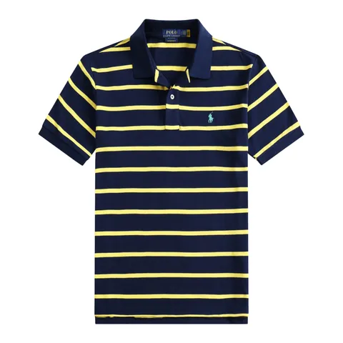 Ralph Lauren Polo - Navy & Yellow Stripe