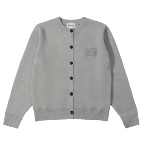 MiuMiu Sweater - Grey Cardigan