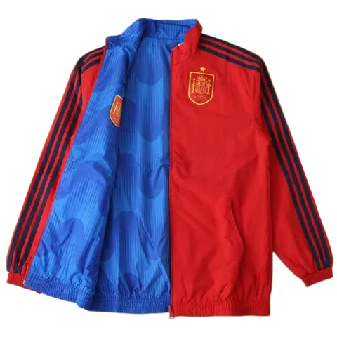 2425 Spain Wear on both sides windbreaker - Red & Blue