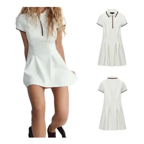 Zara Dress - White Polo Mini