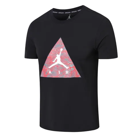 Air Jordan Tee - Black Triangle Print