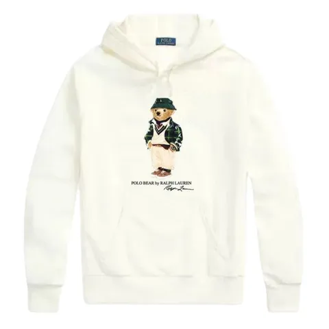 Ralph Lauren Hoodie - White Bear Hoodie