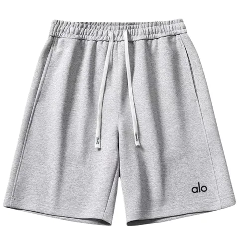 Alo Short - Heather Grey Sweat