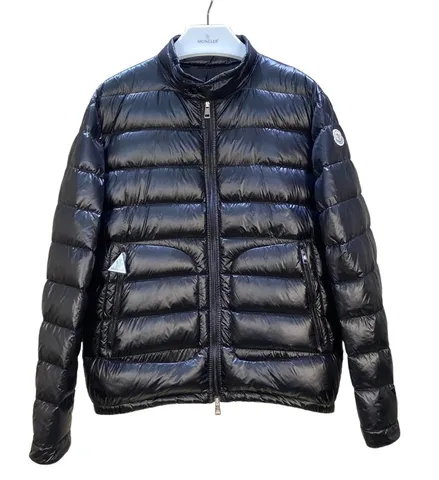 Moncler Down Jacket - Navy Glossy