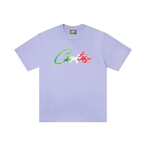 Corteiz Tee - Lilac Italy Script
