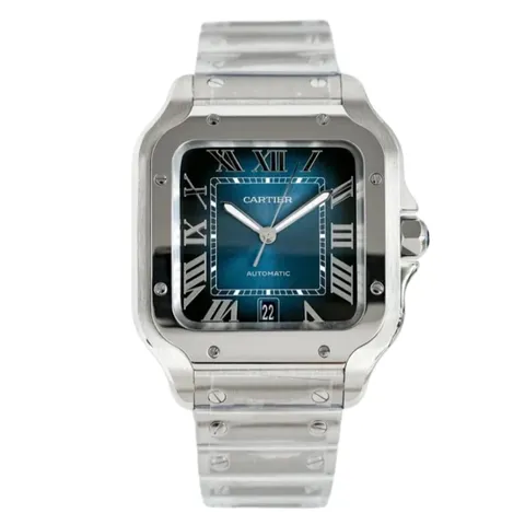 Cartier [ Santos de Cartier] - Blue Gradient Dial