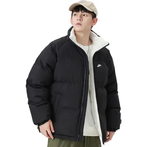 Nike Down Jacket - Black Sherpa Puffer