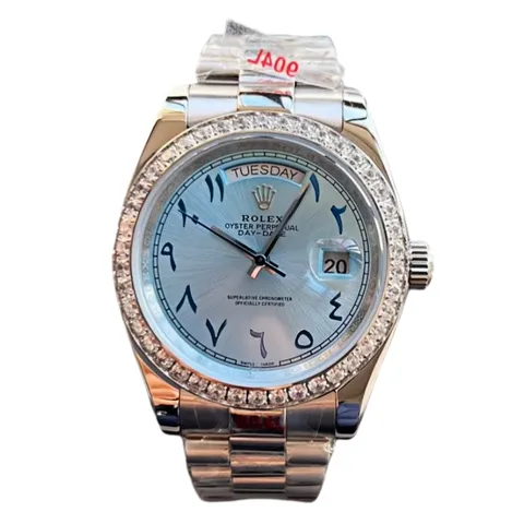Rolex [Oyster Perpetual Day-Date] - Day-Date Ice Blue Arabic