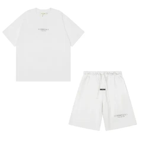 Essentials Set - White Tee & Shorts