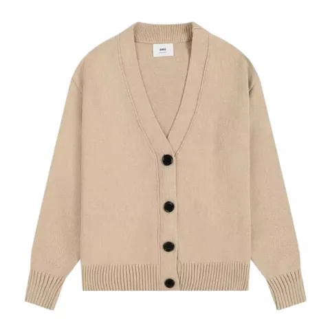 Ami Sweater - Camel Cardigan