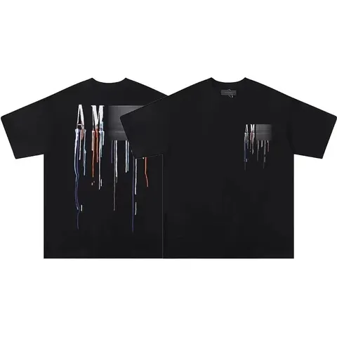 Amiri Tee - Black Paint Drip