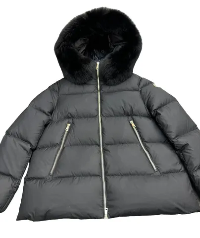 Moncler Down Jacket - Black Fur Hood, Hooded