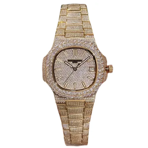 Patek Philippe [Nautilus] - Iced Rose Gold