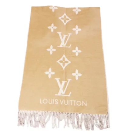 LV Scarf - Camel Monogram Scarf