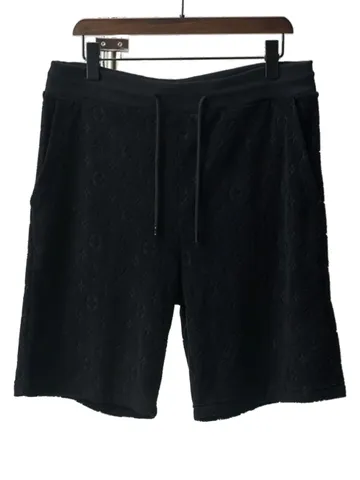 Lv Shorts - Black Towelling