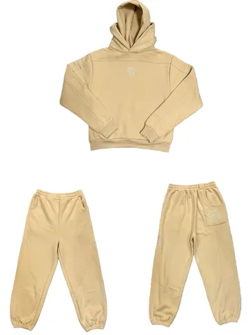 Mertra Set - Tan Hoodie Set